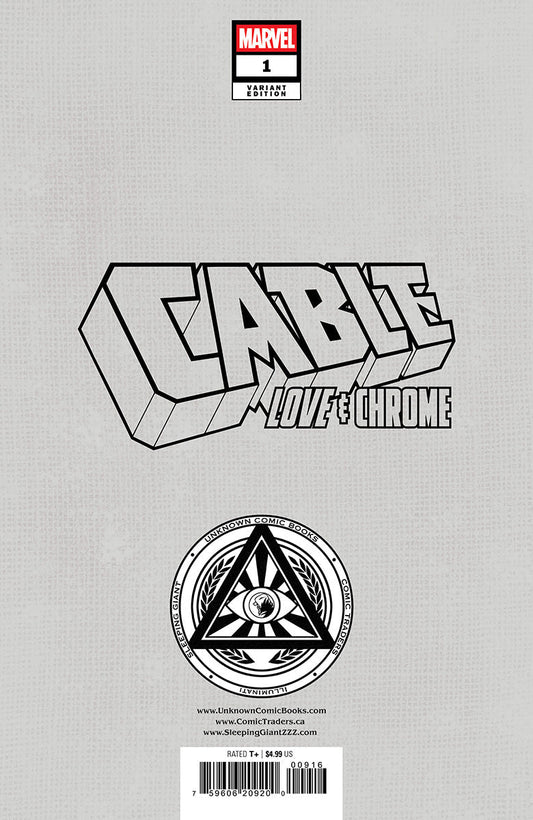 Cable: Love & Chrome 1 Unknown Comics Tyler Kirkham Connecting Cover Exclusive Virgin Var (01/01/2025) - DelsBricks Toys & CollectiblesCOMIC BOOKDelsBricks Toys & CollectiblesUnknown Comic Books