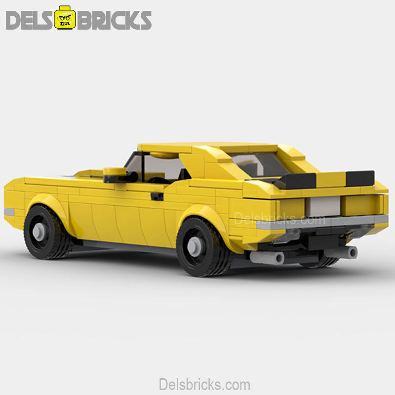 Camaro Z28 Classic Muscle Custom Lego Cars Minifigures Building Block Toys