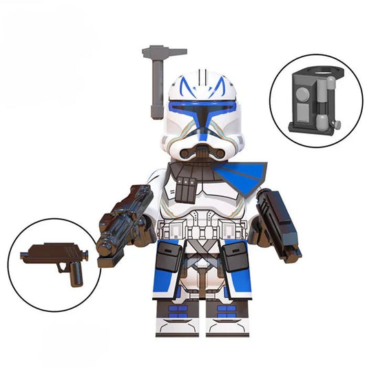 Captain Rex 501st Legion Star Wars Lego Minifigures Custom Toys - DelsBricks MinifiguresLego Star Wars MinifiguresDelsBricks MinifiguresDelsbricks.com