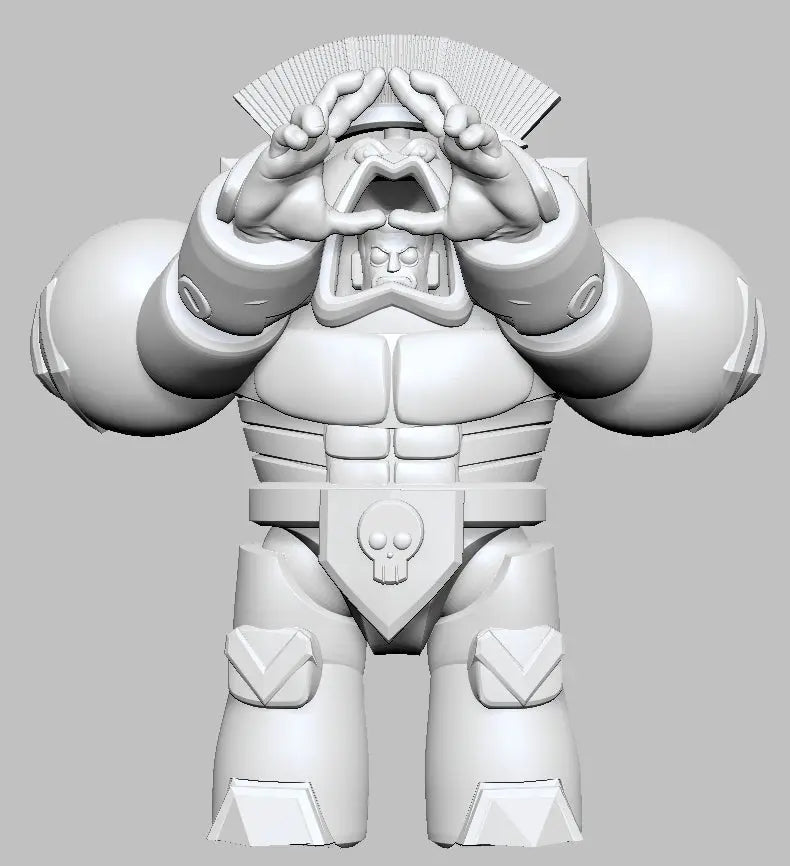 Captain Space King 2 by 3DArtGuy 32mm scale, 50mm, Miniature War Gaming Figure, Grim Dark, Space, Proxy, Space King - DelsBricks Toys & CollectiblesResin Printed MiniatureDelsBricks Toys & CollectiblesMega Diamonds & Schwartzreiter Mini Forge