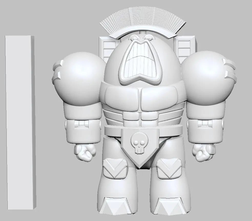 Captain Space King by 3DArtGuy 32mm scale, 50mm, Miniature War Gaming Figure, Grim Dark, Space, Proxy, Space King - DelsBricks Toys & CollectiblesResin Printed MiniatureDelsBricks Toys & CollectiblesMega Diamonds & Schwartzreiter Mini Forge