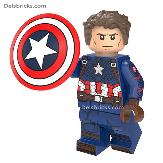 Lego Captain America Steve Rogers Minifigures Minifigures Delsbricks   