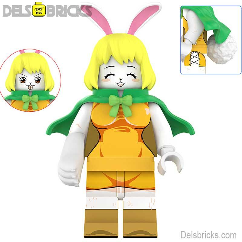 Carrot from ONE PIECE Anime Lego Minifigures custom toys Yellow dress - DelsBricks MinifiguresMinifiguresDelsBricks MinifiguresDelsbricks