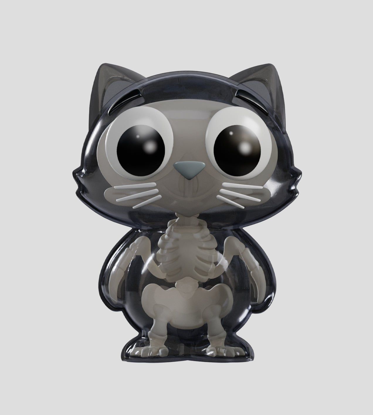 Catscans Bare Bones Blind Box - Charlie the Cat X - Ray Series by Kaleidos Creative - DelsBricks Toys & CollectiblesFigureDelsBricks Toys & CollectiblesSuper Anime Store