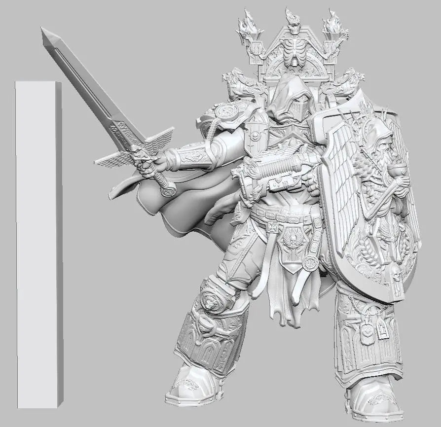 Champion by 3DArtGuy 50mm or 100m Miniature War Gaming Figure - DelsBricks Toys & CollectiblesResin Printed MiniatureDelsBricks Toys & CollectiblesMega Diamonds & Schwartzreiter Mini Forge