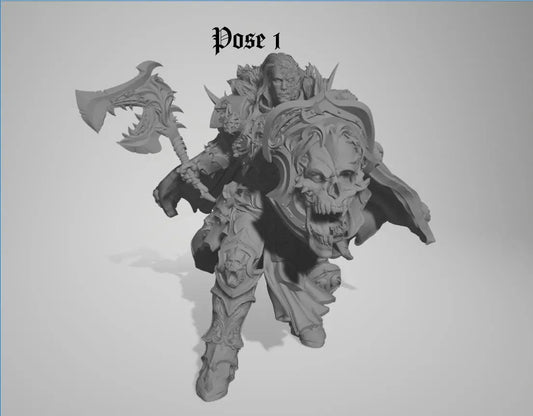 Chaos Knight by 3DArtGuy 32mm scale, 50mm, Miniature War Gaming Figure, Grim Dark, Proxy, Fantasy, Old World - DelsBricks Toys & CollectiblesResin Printed MiniatureDelsBricks Toys & CollectiblesMega Diamonds & Schwartzreiter Mini Forge
