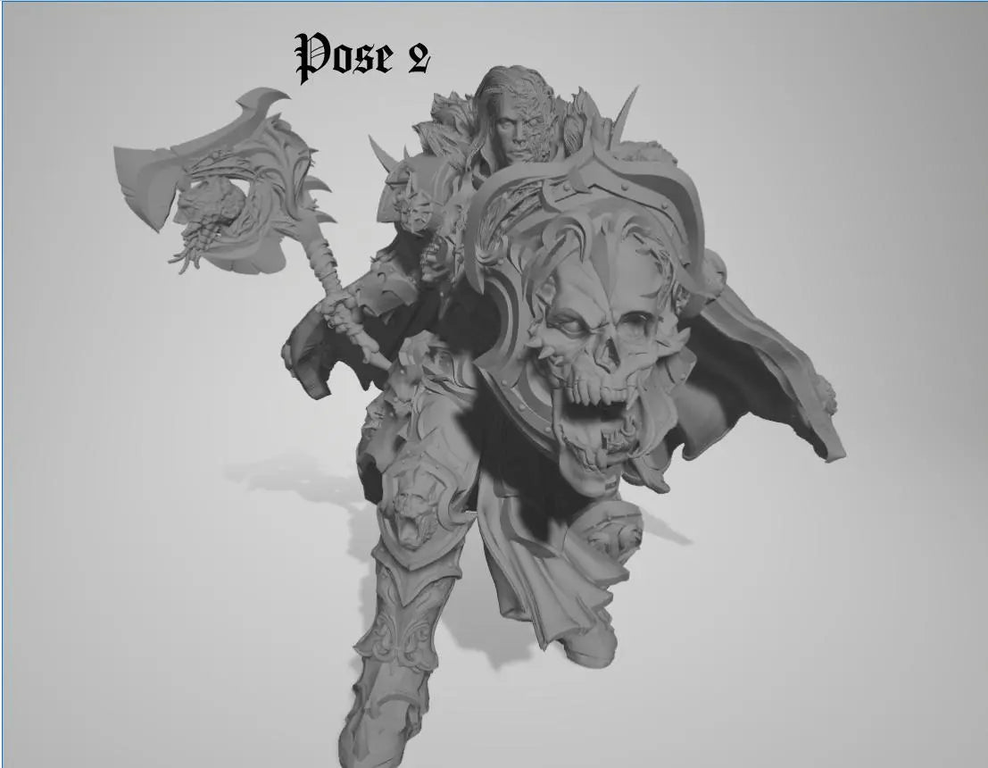 Chaos Knight by 3DArtGuy 32mm scale, 50mm, Miniature War Gaming Figure, Grim Dark, Proxy, Fantasy, Old World - DelsBricks Toys & CollectiblesResin Printed MiniatureDelsBricks Toys & CollectiblesMega Diamonds & Schwartzreiter Mini Forge