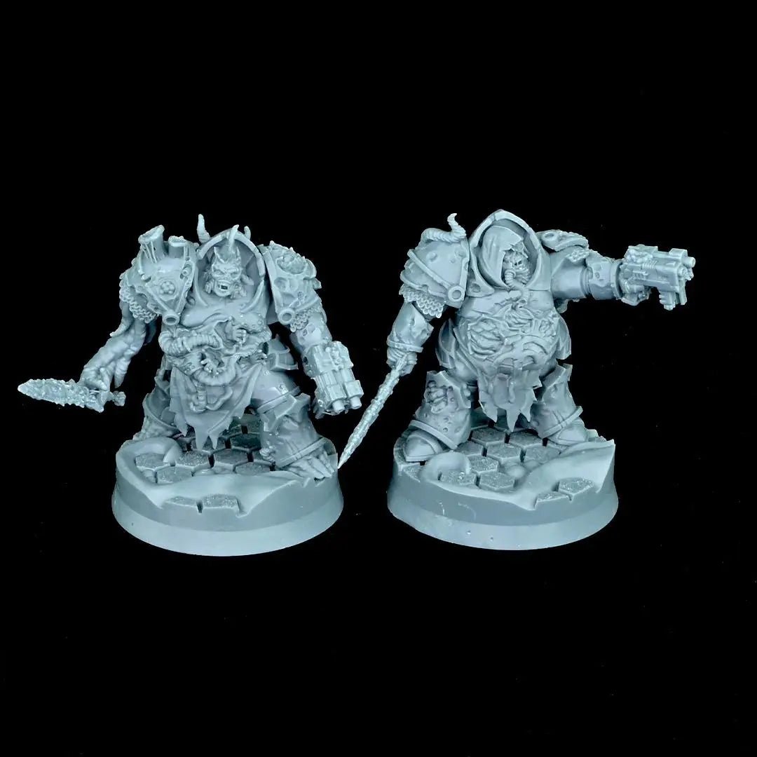 Chaos Plague - Annihilators Unit by Wild Mesh 28/32mm Heroic Scale Miniature, 45mm tall, 10 Units, Proxy, Grimdark, Sci - Fi, OPR - DelsBricks Toys & CollectiblesResin Printed MiniatureDelsBricks Toys & CollectiblesMega Diamonds & Schwartzreiter Mini Forge