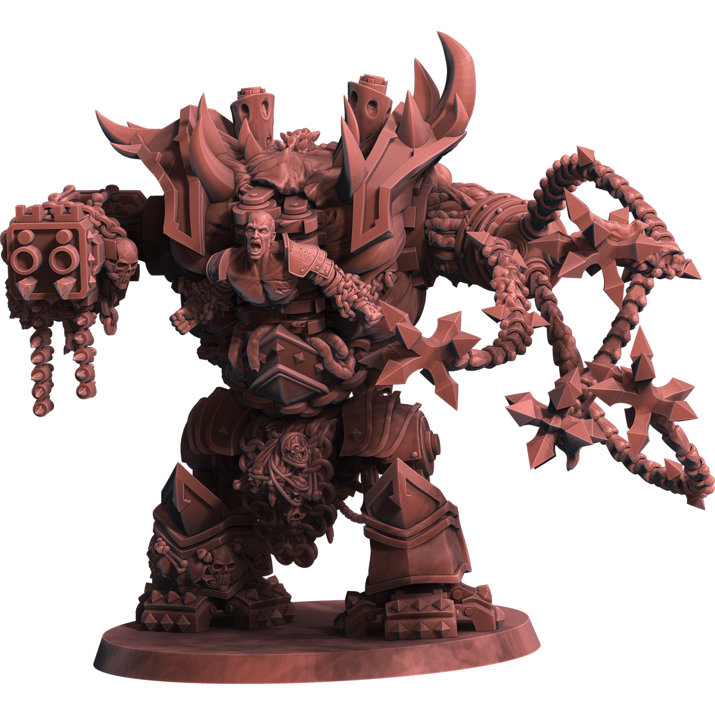 Chaos Wrath Juggernaut Multipart Set by WildMesh – Resin Printed Grimdark Sci - Fi Mini (28/32mm) - DelsBricks Toys & CollectiblesResin Printed MiniatureDelsBricks Toys & CollectiblesMega Diamonds & Schwartzreiter Mini Forge