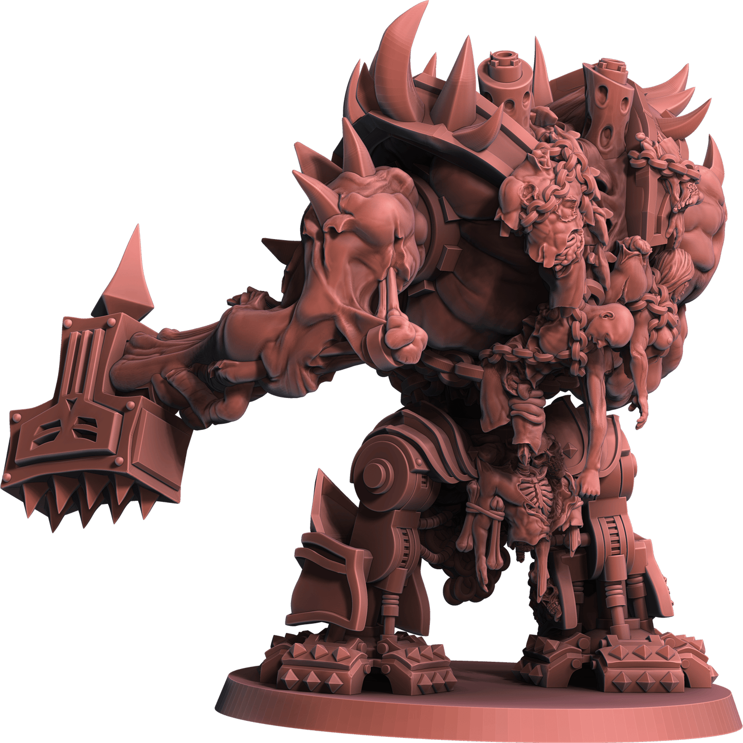 Chaos Wrath Juggernaut Multipart Set by WildMesh – Resin Printed Grimdark Sci - Fi Mini (28/32mm) - DelsBricks Toys & CollectiblesResin Printed MiniatureDelsBricks Toys & CollectiblesMega Diamonds & Schwartzreiter Mini Forge