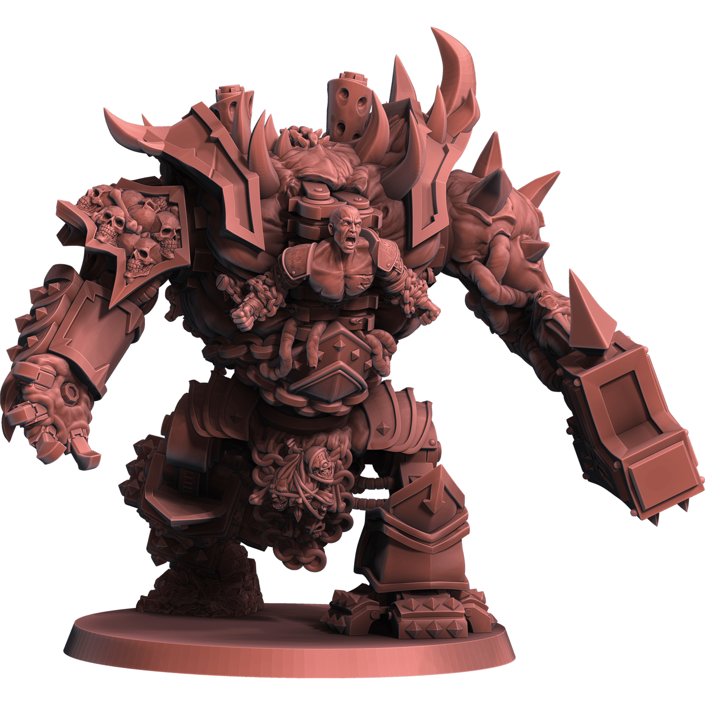 Chaos Wrath Juggernaut Multipart Set by WildMesh – Resin Printed Grimdark Sci - Fi Mini (28/32mm) - DelsBricks Toys & CollectiblesResin Printed MiniatureDelsBricks Toys & CollectiblesMega Diamonds & Schwartzreiter Mini Forge