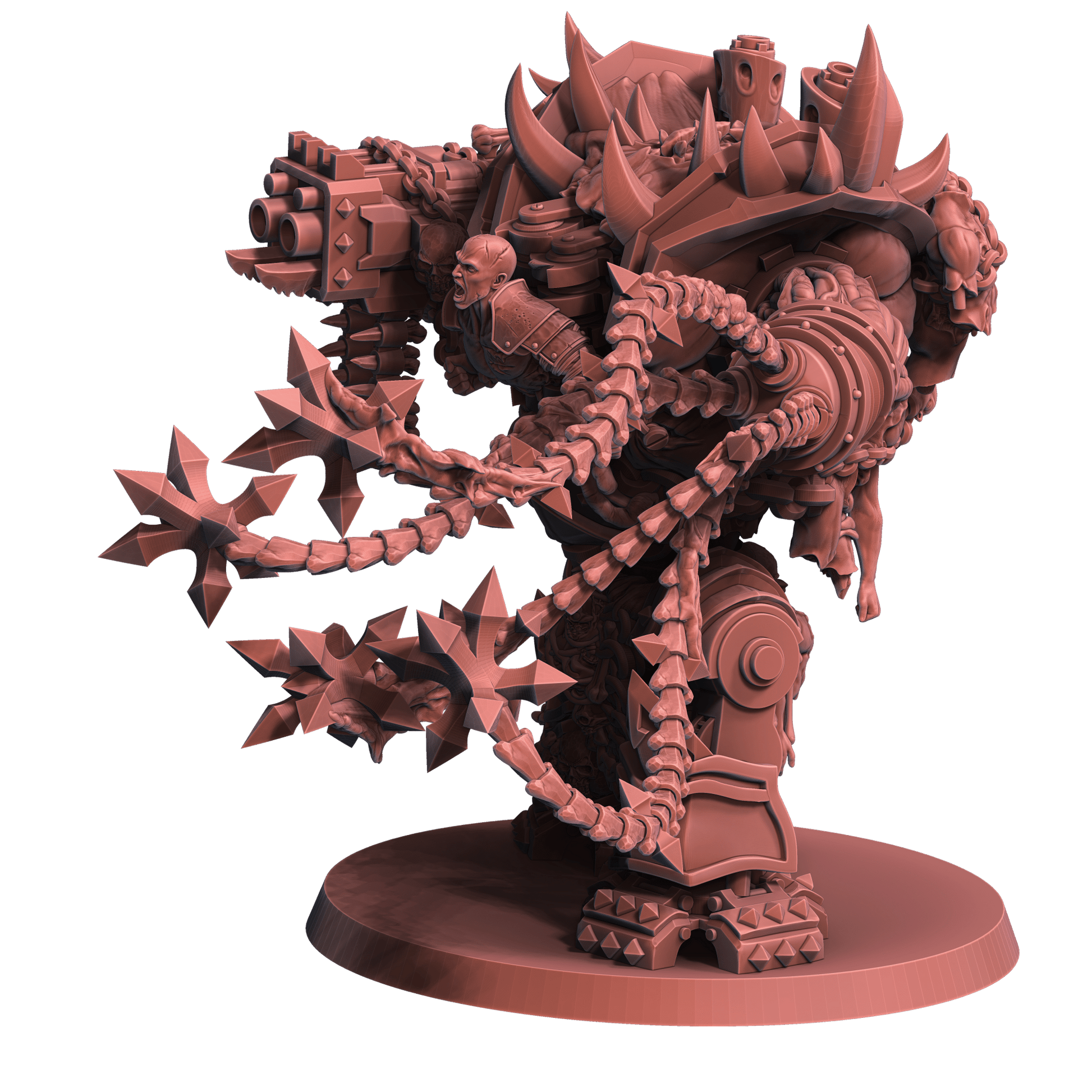 Chaos Wrath Juggernaut Multipart Set by WildMesh – Resin Printed Grimdark Sci - Fi Mini (28/32mm) - DelsBricks Toys & CollectiblesResin Printed MiniatureDelsBricks Toys & CollectiblesMega Diamonds & Schwartzreiter Mini Forge