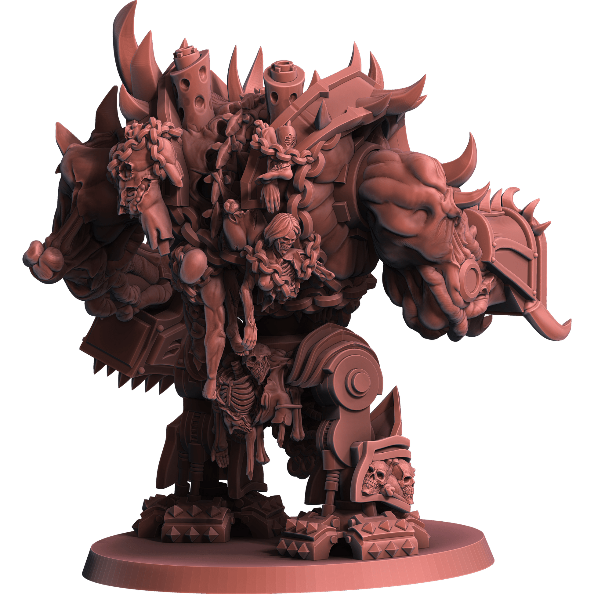 Chaos Wrath Juggernaut Multipart Set by WildMesh – Resin Printed Grimdark Sci - Fi Mini (28/32mm) - DelsBricks Toys & CollectiblesResin Printed MiniatureDelsBricks Toys & CollectiblesMega Diamonds & Schwartzreiter Mini Forge