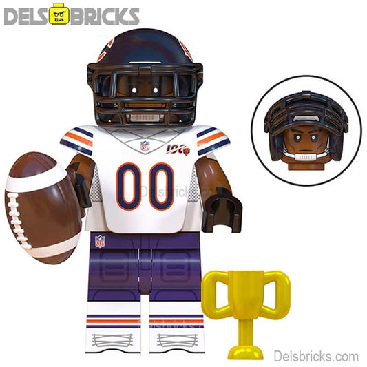 Chicago Bears NFL Football Teams Lego Minifigures Custom Toys - DelsBricks MinifiguresMinifiguresDelsBricks MinifiguresDelsbricks