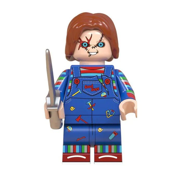 Chucky Child's Play Lego Minifigures Custom Horror Toys 1 - DelsBricks MinifiguresLego Horror MinifiguresDelsBricks MinifiguresDelsbricks.com