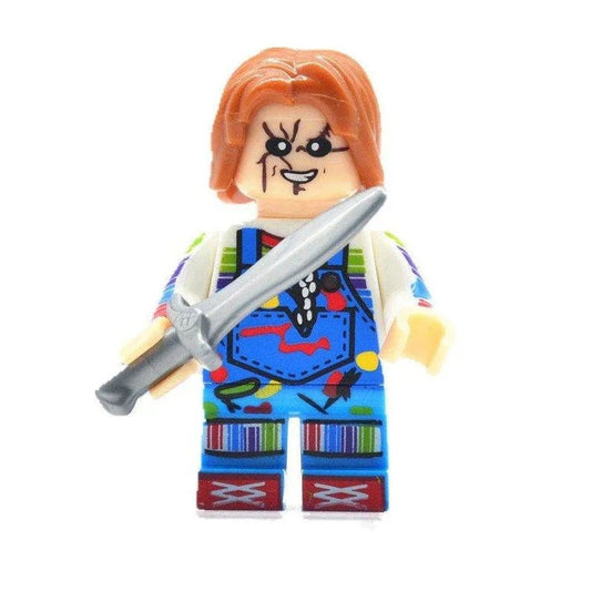 Chucky Child's PlayLego Minifigures Custom Horror Toys 2 - DelsBricks MinifiguresLego Horror MinifiguresDelsBricks MinifiguresDelsbricks.com