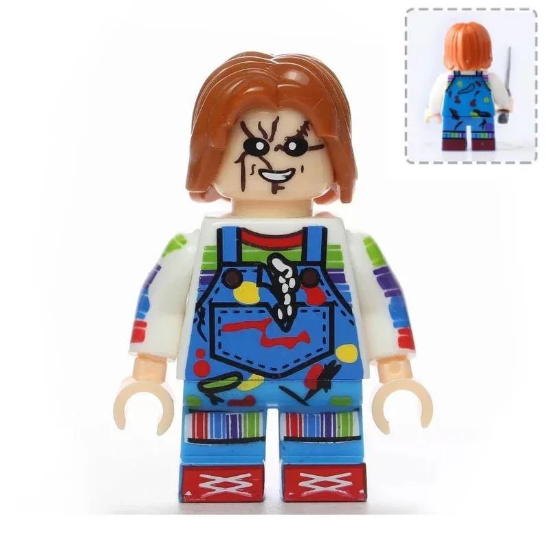 Chucky Child's PlayLego Minifigures Custom Horror Toys 2 - DelsBricks MinifiguresLego Horror MinifiguresDelsBricks MinifiguresDelsbricks.com