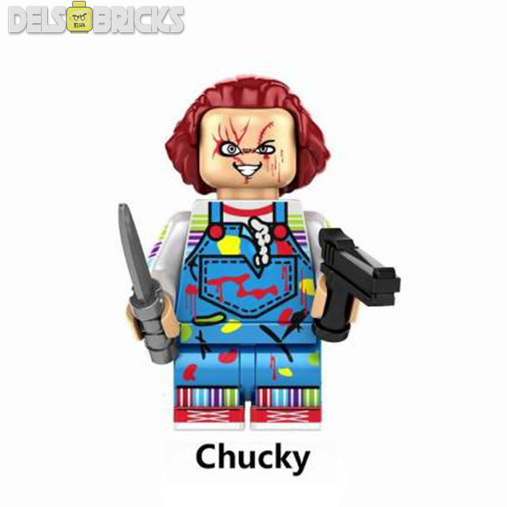 Chucky Child's Play - New Lego Minifigures  Delsbricks.com   