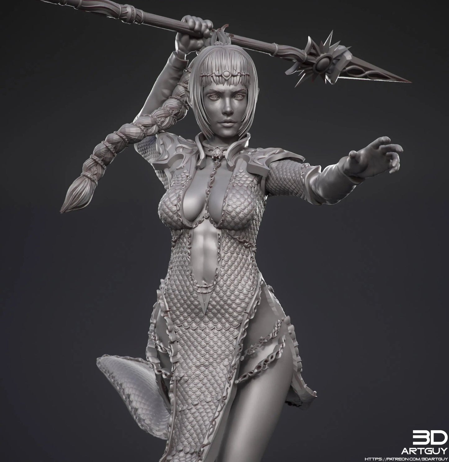 Cleric of Shar or Selûne by 3DArtGuy 32mm scale, 50mm or 100mm, Miniature War Gaming Figure - DelsBricks Toys & CollectiblesResin Printed MiniatureDelsBricks Toys & CollectiblesMega Diamonds & Schwartzreiter Mini Forge