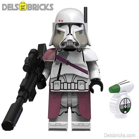 Commander Bacara Star Wars Lego Minifigures Custom Toys 1 - DelsBricks MinifiguresLego Star Wars MinifiguresDelsBricks MinifiguresDelsbricks.com