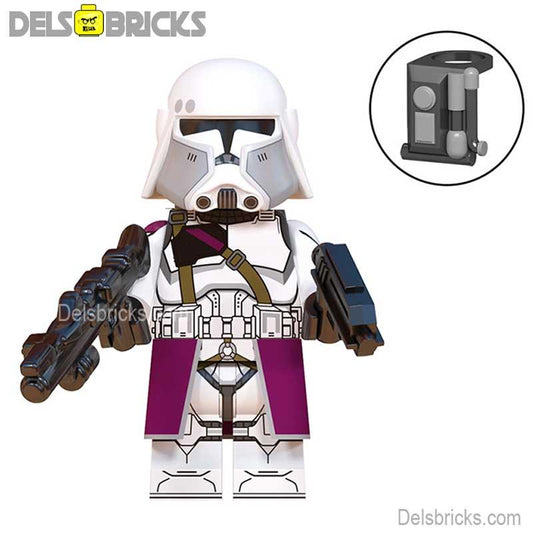 Commander Bacara Star Wars Lego Minifigures Custom Toys - DelsBricks MinifiguresLego Star Wars MinifiguresDelsBricks MinifiguresDelsbricks.com