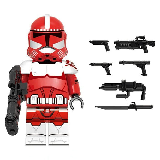 Commander Fox Coruscant Guard Star Wars Lego Minifigures Custom Toys - DelsBricks MinifiguresLego Star Wars MinifiguresDelsBricks MinifiguresDelsbricks.com