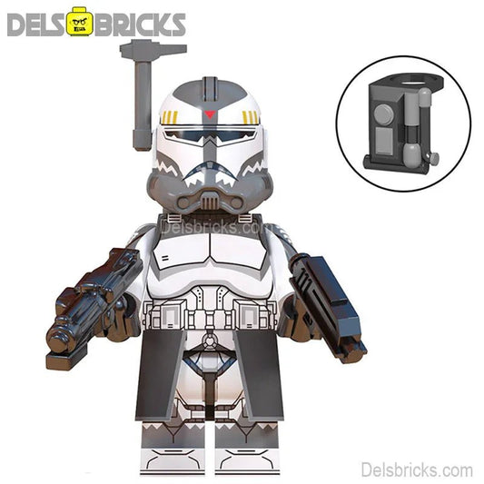 Commander Wolffe Clone trooper Lego Star Wars Minifigures Custom Toys - DelsBricks MinifiguresLego Star Wars MinifiguresDelsBricks MinifiguresDelsbricks.com