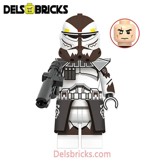 Commander Wolffe Star Wars Lego Minifigures Custom Toys 1 - DelsBricks MinifiguresLego Star Wars MinifiguresDelsBricks MinifiguresDelsbricks.com