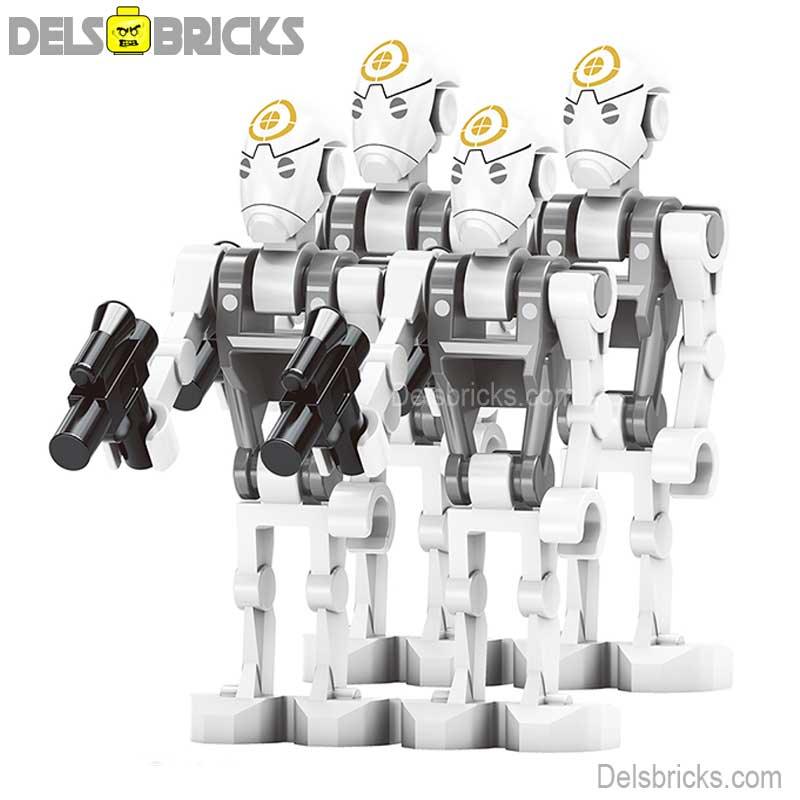 Commando Battle Droids set of 4 Star Wars Lego Minifigures Custom Toys NEW - DelsBricks MinifiguresLego Star Wars MinifiguresDelsBricks MinifiguresDelsbricks.com