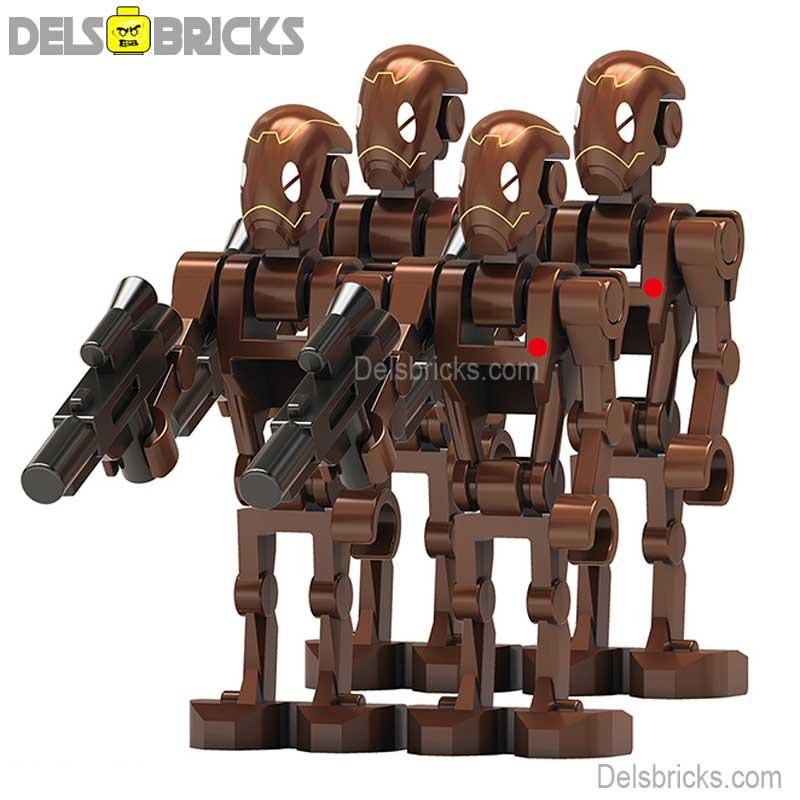 Commando Battle Droids set of 4 Star Wars Lego Minifigures Custom Toys - DelsBricks MinifiguresLego Star Wars MinifiguresDelsBricks MinifiguresDelsbricks.com