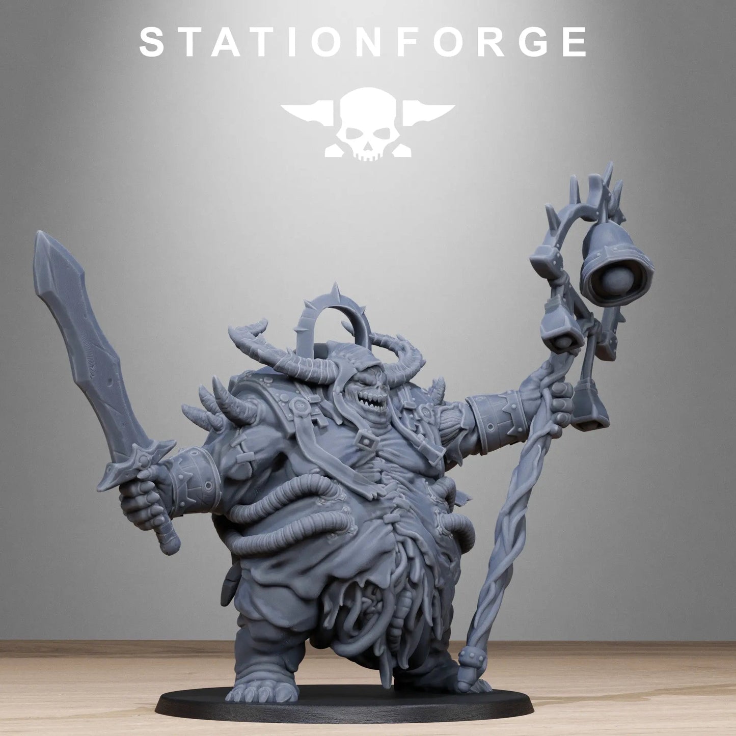 Corrupted Lord of the Filth by Station Forge 28/32mm Scale Miniature, 73mm tall, Great Unclean One Proxy - DelsBricks Toys & CollectiblesResin Printed MiniatureDelsBricks Toys & CollectiblesMega Diamonds & Schwartzreiter Mini Forge