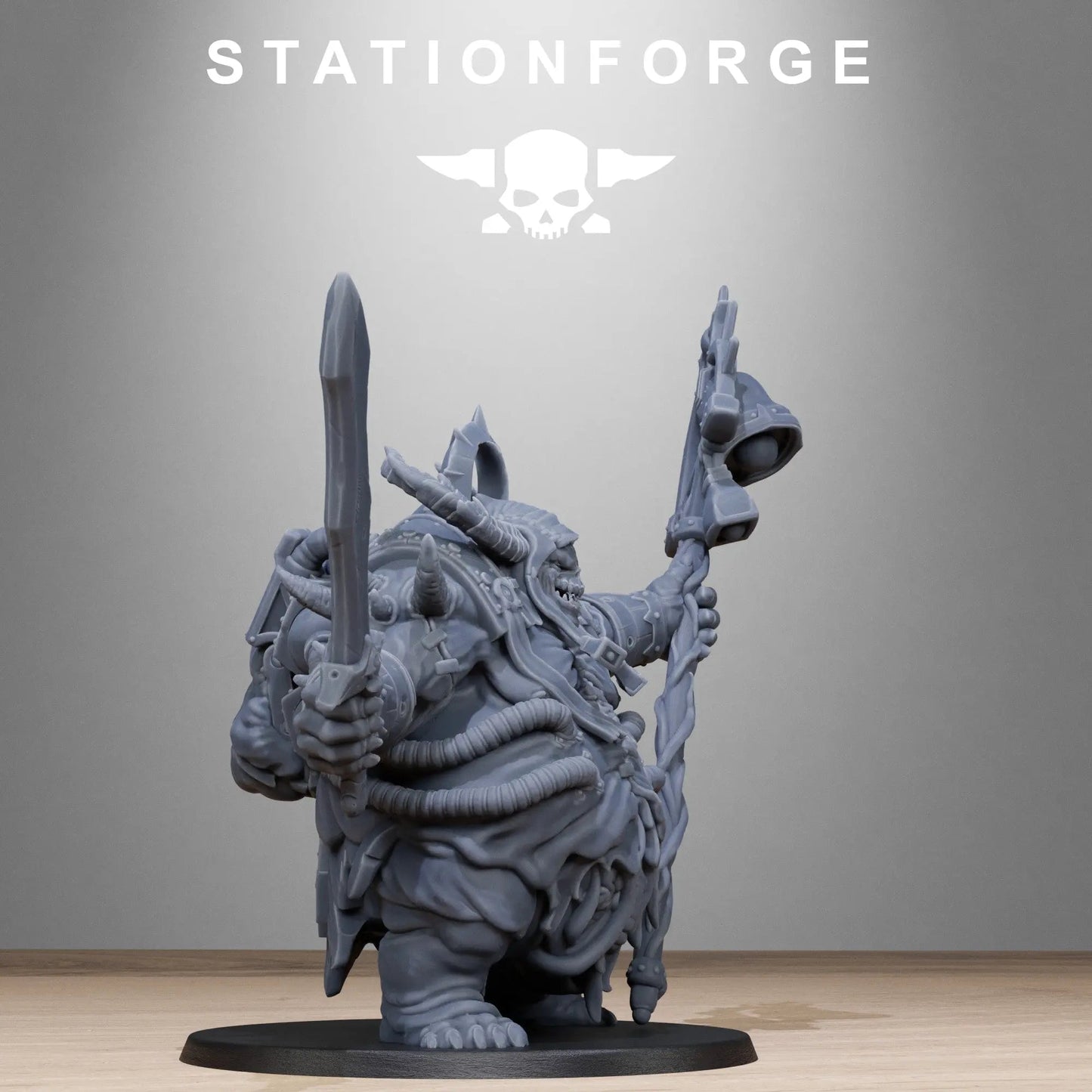 Corrupted Lord of the Filth by Station Forge 28/32mm Scale Miniature, 73mm tall, Great Unclean One Proxy - DelsBricks Toys & CollectiblesResin Printed MiniatureDelsBricks Toys & CollectiblesMega Diamonds & Schwartzreiter Mini Forge