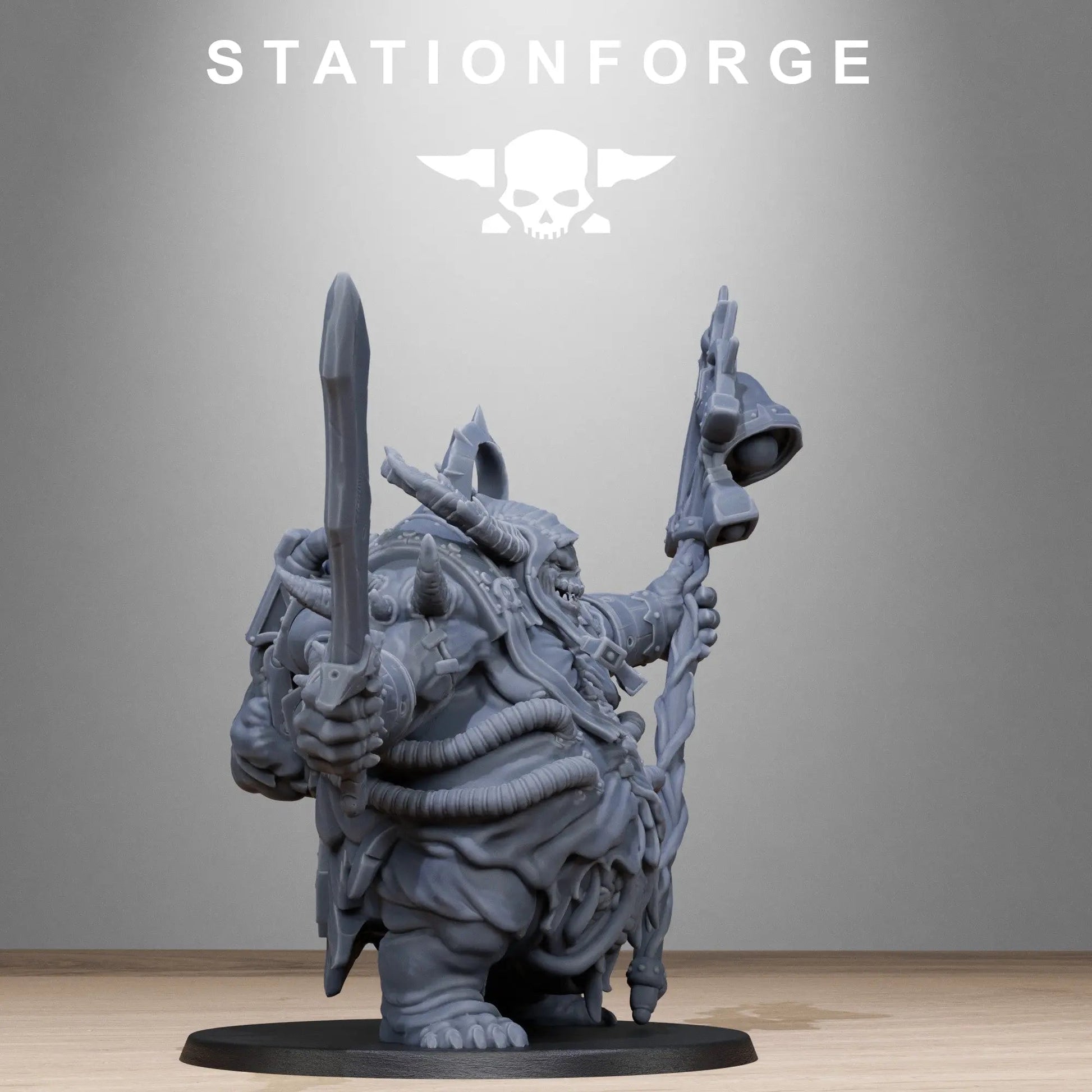 Corrupted Lord of the Filth by Station Forge 28/32mm Scale Miniature, 73mm tall, Great Unclean One Proxy - DelsBricks Toys & CollectiblesResin Printed MiniatureDelsBricks Toys & CollectiblesMega Diamonds & Schwartzreiter Mini Forge