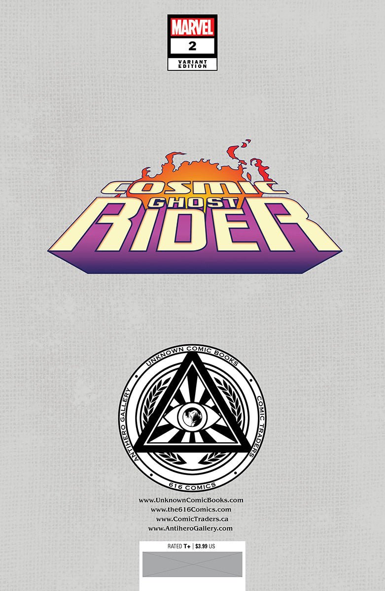 Cosmic Ghost Rider 2 Unknown Comics Marco Mastrazzo Exclusive Var (04/05/2023) - DelsBricks Toys & CollectiblesCOMIC BOOK EXCLUSIVEDelsBricks Toys & CollectiblesUnknown Comic Books