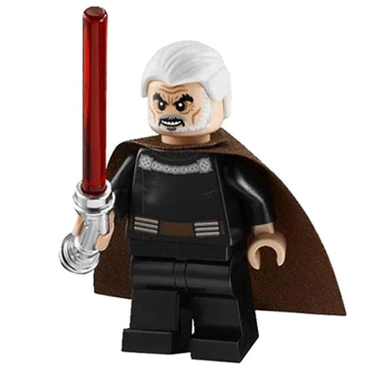Count Dooku (Film Version) Lego Star Wars Minifigures Custom Toys 1 - DelsBricks MinifiguresLego Star Wars MinifiguresDelsBricks MinifiguresDelsbricks.com
