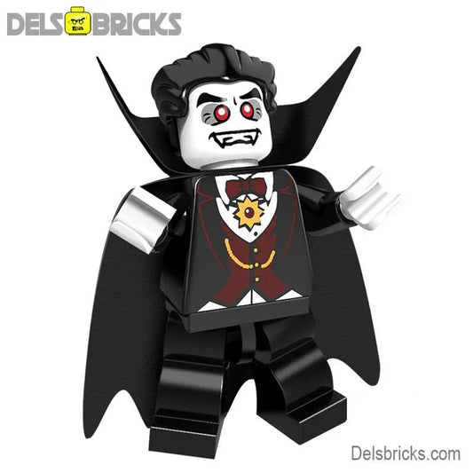 Count Dracula The Vampire Lego Minifigures Custom Toys - DelsBricks MinifiguresLego Horror MinifiguresDelsBricks MinifiguresDelsbricks.com