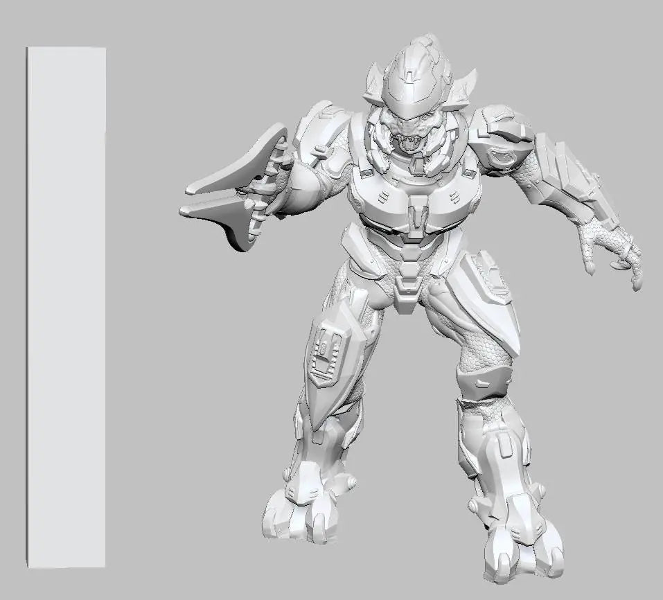 Covenant Elite by 3DArtGuy, 32mm scale, 50mm, Miniature War Gaming Figure, Halo, Covenant, Alien, 3D Printed, 4 Poses - DelsBricks Toys & CollectiblesResin Printed MiniatureDelsBricks Toys & CollectiblesMega Diamonds & Schwartzreiter Mini Forge