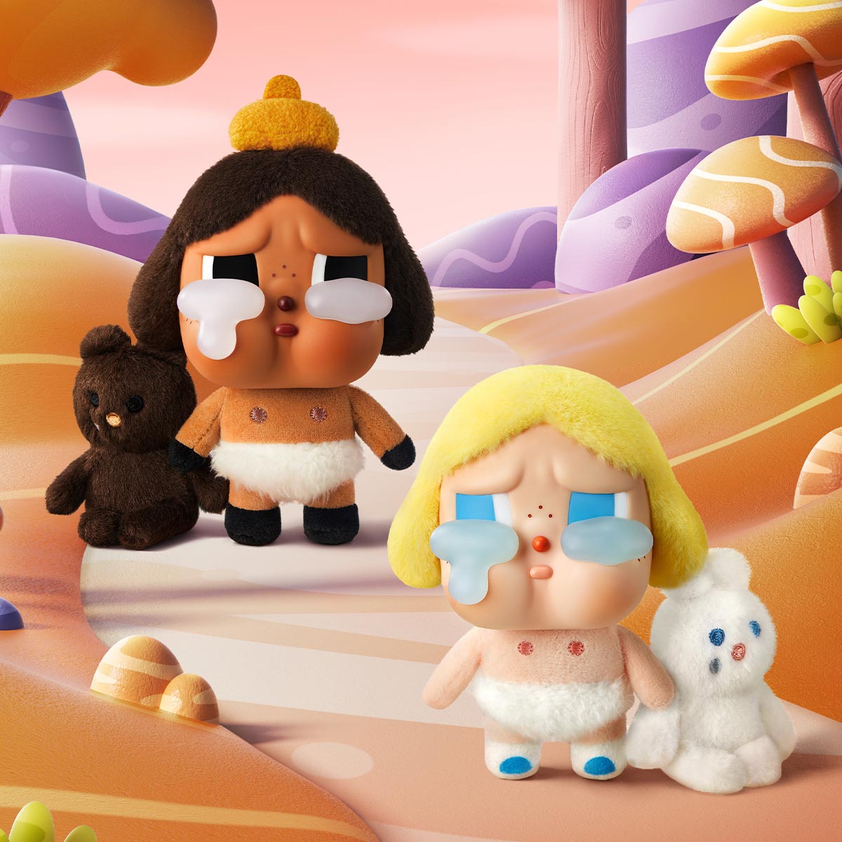 CRYBABY Crying Again Series - Vinyl Face Plush Blind Box (1 Blind Box) - DelsBricks Toys & CollectiblesFigureDelsBricks Toys & CollectiblesSuper Anime Store