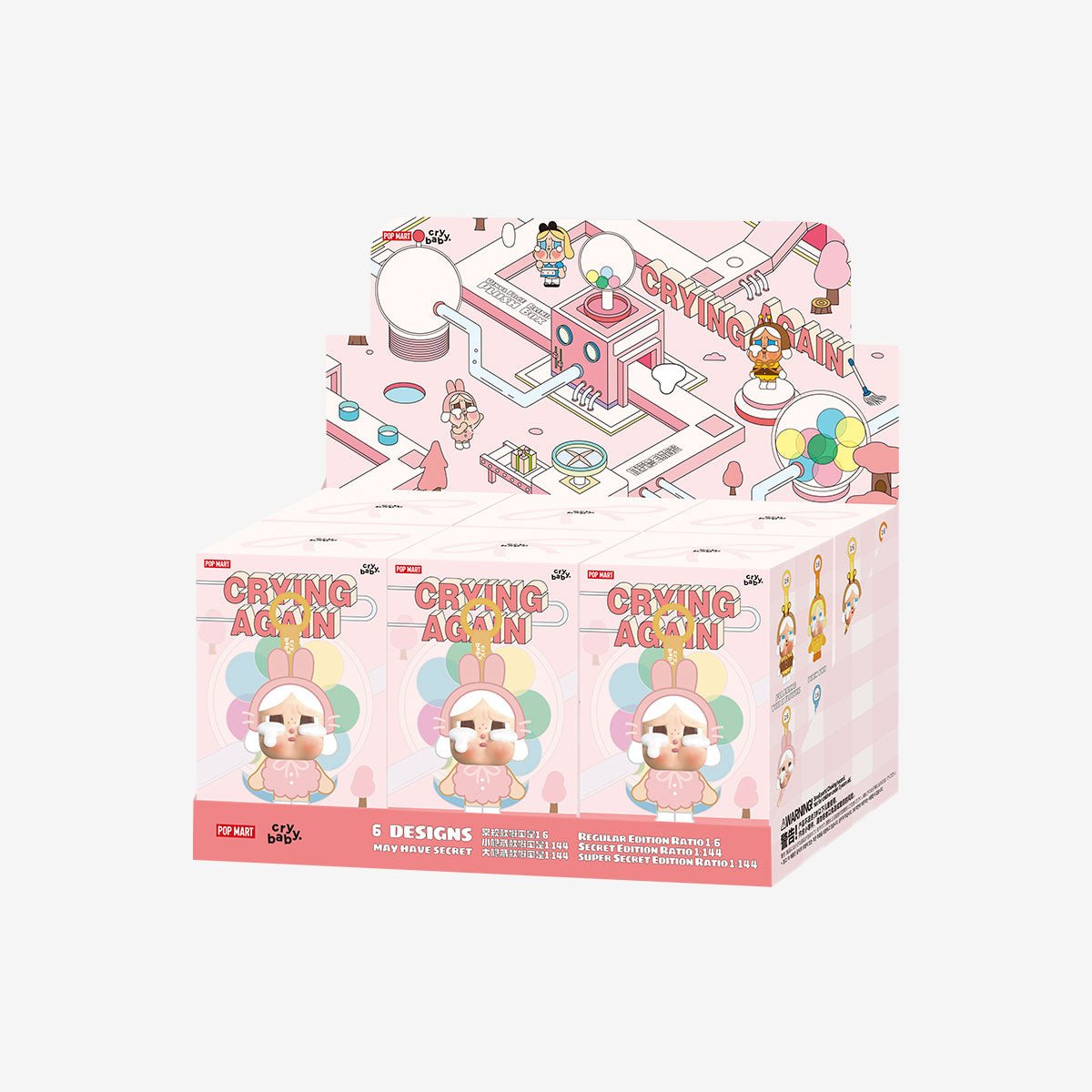 CRYBABY Crying Again Series - Vinyl Face Plush Blind Box (1 Blind Box) - DelsBricks Toys & CollectiblesFigureDelsBricks Toys & CollectiblesSuper Anime Store