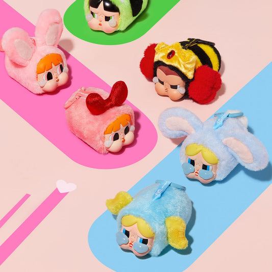 CRYBABY × Powerpuff Girls Series - Vinyl Face Plush Blind Box (1 Blind Box) - DelsBricks Toys & CollectiblesFigureDelsBricks Toys & CollectiblesSuper Anime Store