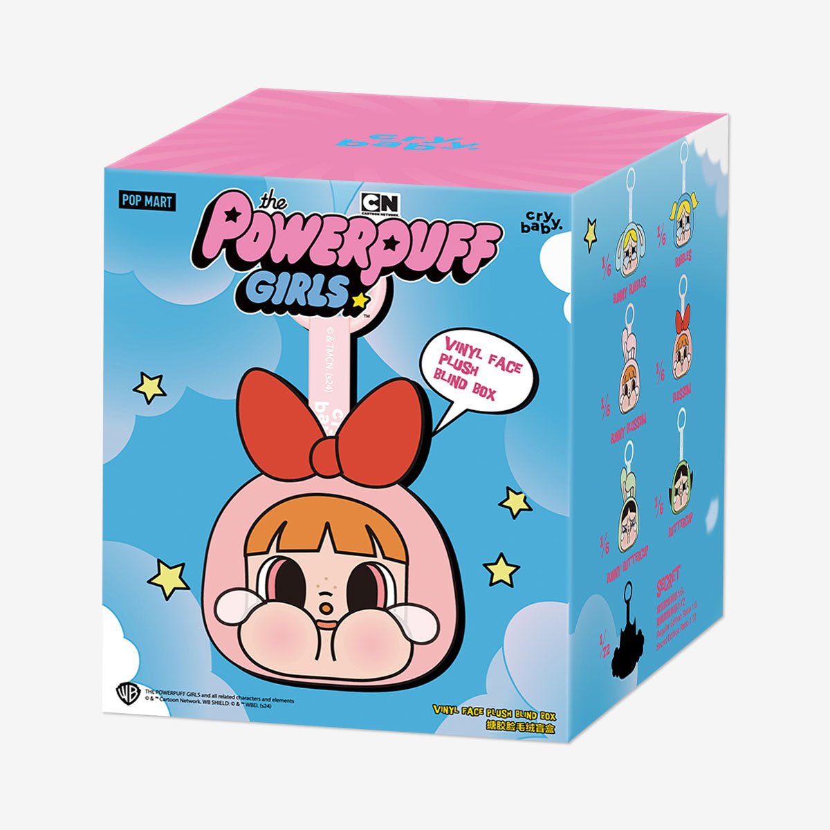 CRYBABY × Powerpuff Girls Series - Vinyl Face Plush Blind Box (1 Blind Box) - DelsBricks Toys & CollectiblesFigureDelsBricks Toys & CollectiblesSuper Anime Store
