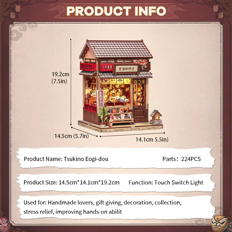 CUTEBEE DIY Miniature House | Tsukino Eogi - dou - DelsBricks Toys & CollectiblesDIYDelsBricks Toys & CollectiblesSuper Anime Store