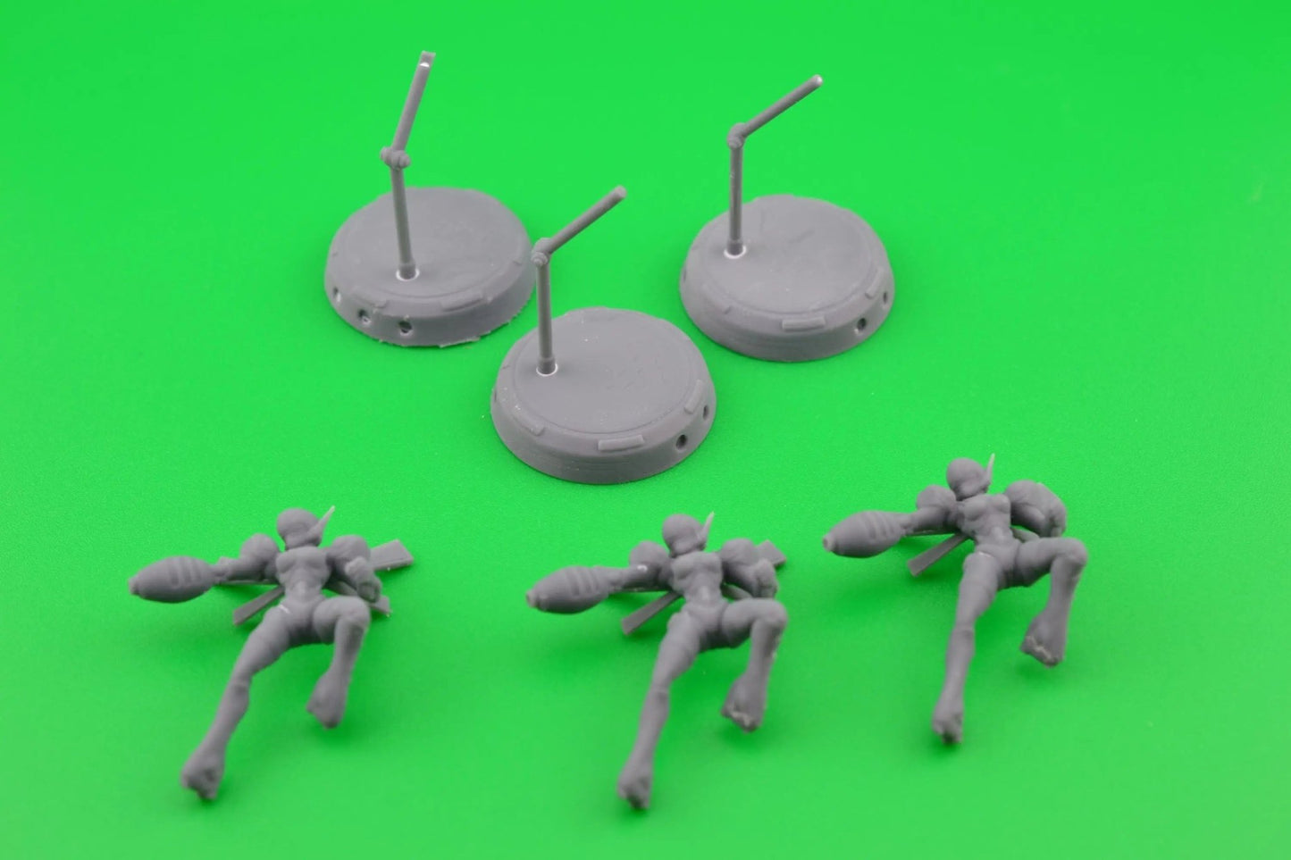 CYBERBABE CHAYUN by Papsikels 32mm scale miniature, Includes base and stand, For any sci - fi or OPR table top games - DelsBricks Toys & CollectiblesResin Printed MiniatureDelsBricks Toys & CollectiblesMega Diamonds & Schwartzreiter Mini Forge