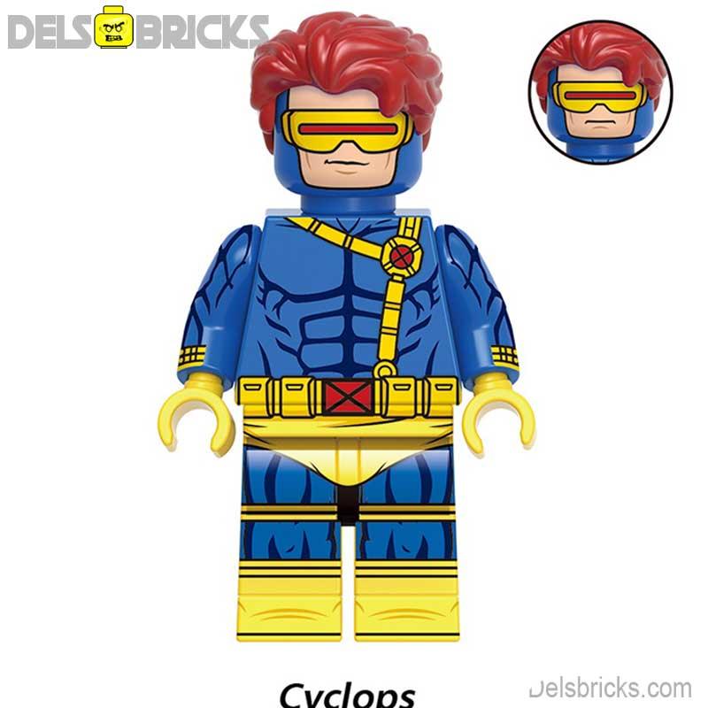 Cyclops From X - Men '97 Lego Minifigures custom toys NEW - DelsBricks MinifiguresMinifiguresDelsBricks MinifiguresDelsbricks