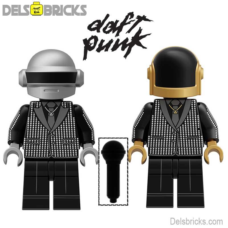 Daft Punk Lego Minifigures Custom Toys (rare set) - DelsBricks MinifiguresMinifiguresDelsBricks MinifiguresDelsbricks