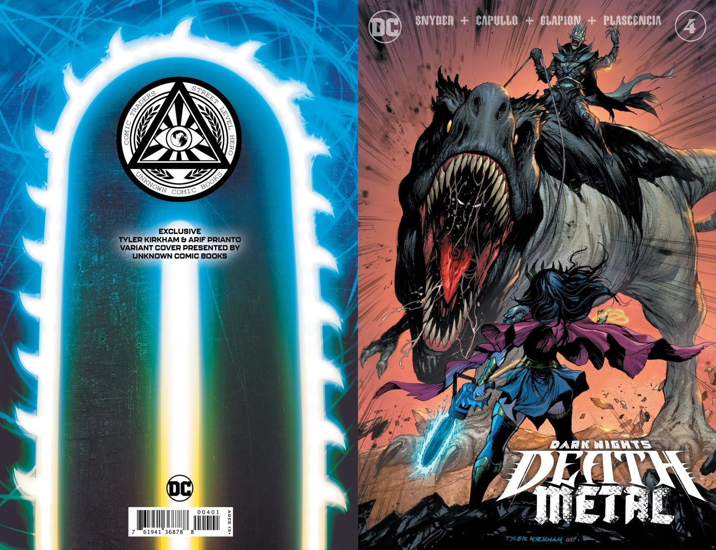 DARK NIGHTS DEATH METAL 4 (OF 7) UNKNOWN COMICS TYLER KIRKHAM EXCLUSIVE VAR (10/14/2020) - DelsBricks Toys & CollectiblesCOMIC BOOK EXCLUSIVEDelsBricks Toys & CollectiblesUnknown Comic Books