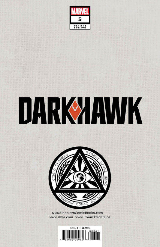 Darkhawk 5 (Of 5) Unknown Comics Taurin Clarke Exclusive Var (12/22/2021) (01/12/2022) - DelsBricks Toys & CollectiblesCOMIC BOOK EXCLUSIVEDelsBricks Toys & CollectiblesUnknown Comic Books