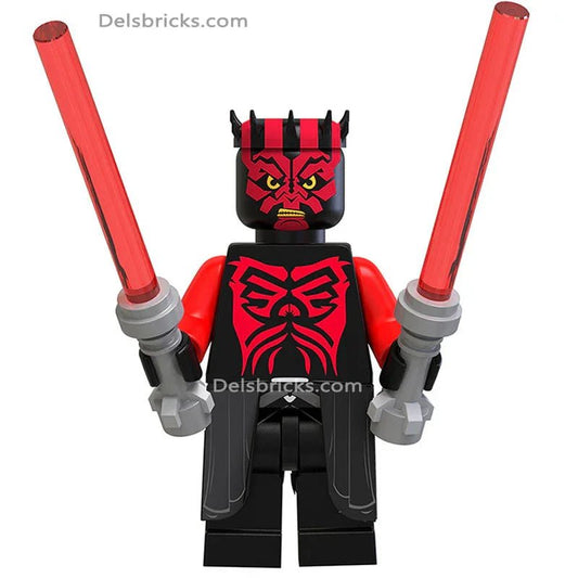 Darth Maul Lego Star Wars Minifigures Custom Toys 3 - DelsBricks MinifiguresLego Star Wars MinifiguresDelsBricks MinifiguresDelsbricks.com