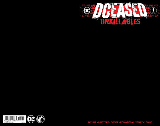 Dceased Unkillables 1 (Of 3) Unknown Comics Black Blank Exclusive Var (02/19/2020) - DelsBricks Toys & CollectiblesCOMIC BOOK EXCLUSIVEDelsBricks Toys & CollectiblesUnknown Comic Books