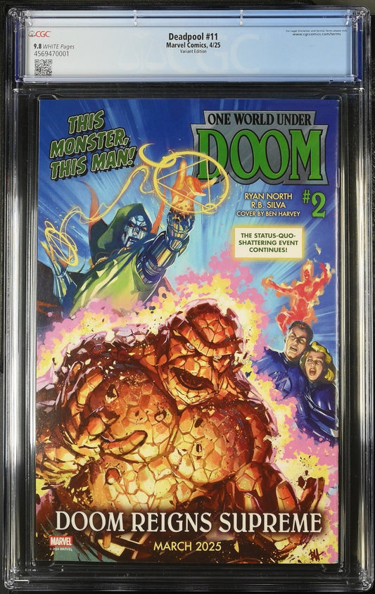 DEADPOOL 11 MARK BROOKS ANIMATED - STYLE VAR - CGC 9.8 - DelsBricks Toys & CollectiblesCollectibles:Comic Books & Memorabilia:Comics:Comics & Graphic NovelsDelsBricks Toys & Collectibles412 Comics